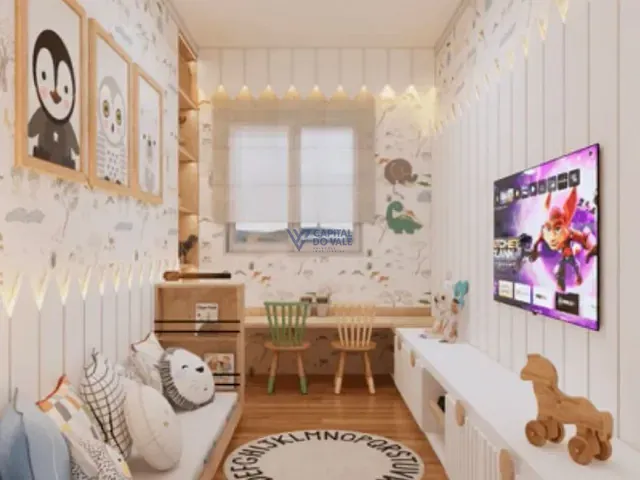 Apartamento 2 quartos e 1 banheiro, à venda, no bairro Vila Das Flores em São José dos Campos