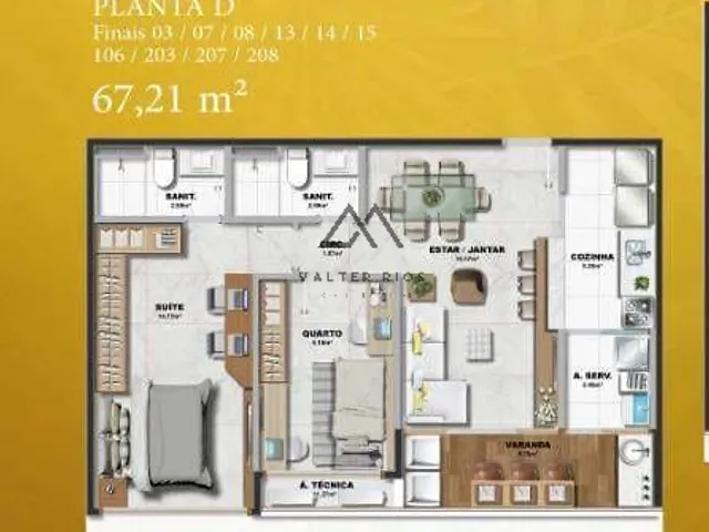 Apartamento 2 quartos e 2 banheiros, à venda, no bairro São Francisco em Ilhéus