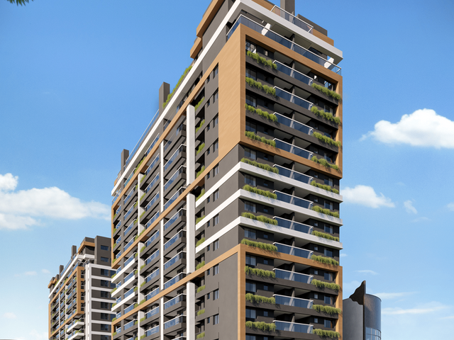 Apartamento 2 quartos e 1 banheiro, à venda, no bairro Bigorrilho em Curitiba