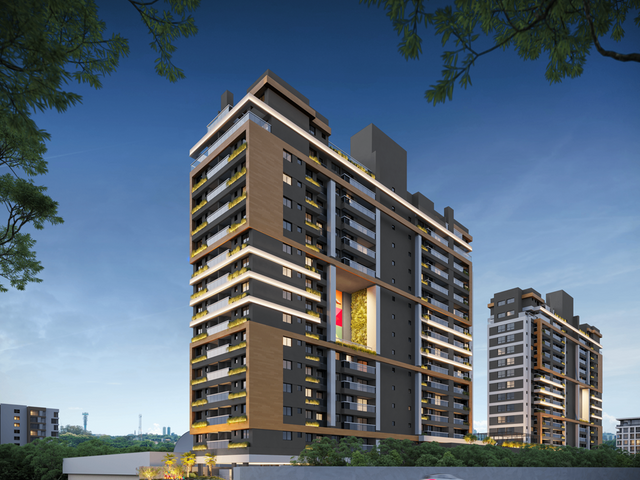 Apartamento 2 quartos e 1 banheiro, à venda, no bairro Bigorrilho em Curitiba