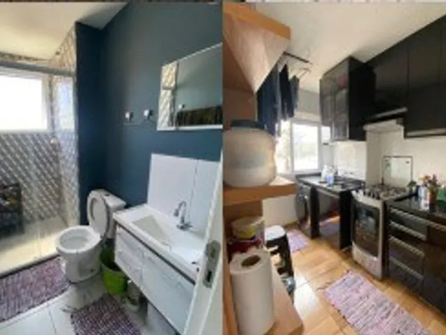 Apartamento 2 quartos e 1 banheiro, à venda, no bairro Barro Branco em Cotia