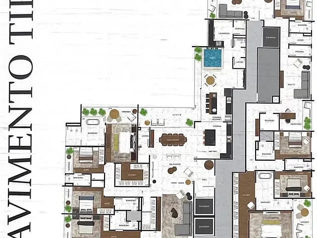 Apartamento 4 quartos e 4 banheiros, à venda, no bairro Centro em Poços de Caldas