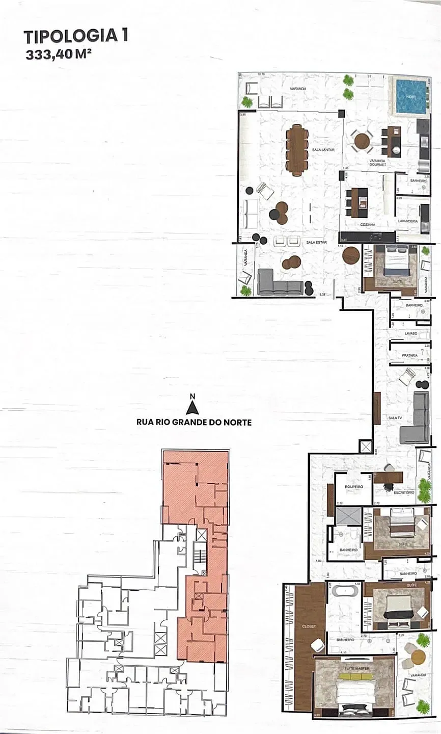 Apartamento, 4 quartos, 333 m² - Foto 5