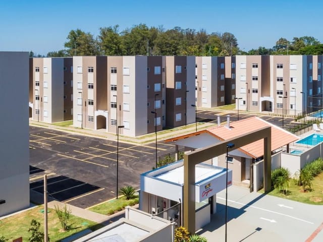 Apartamento 2 quartos e 1 banheiro, à venda, no bairro Residencial Monte Castelo em Cambé