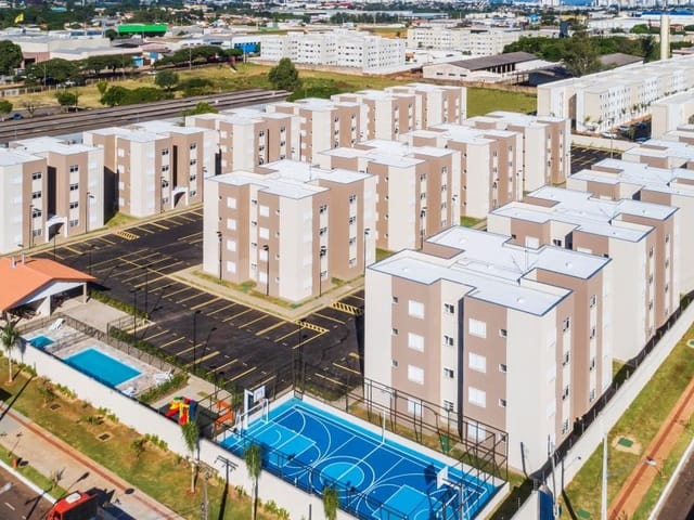 Apartamento 2 quartos e 1 banheiro, à venda, no bairro Residencial Monte Castelo em Cambé