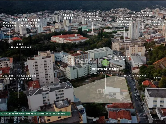 Apartamento 1 quarto e 1 banheiro, à venda, no bairro Centro em Poços de Caldas