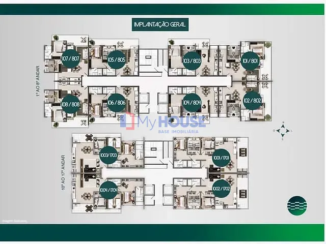 Apartamento com 107m² 3 quartos e 3 banheiros, à venda, no bairro São Francisco em Ilhéus
