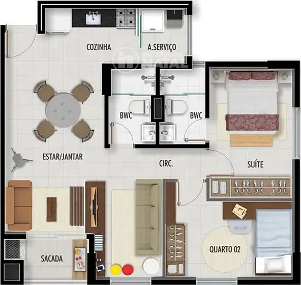 Apartamento, 3 quartos, 65 m² - Foto 16