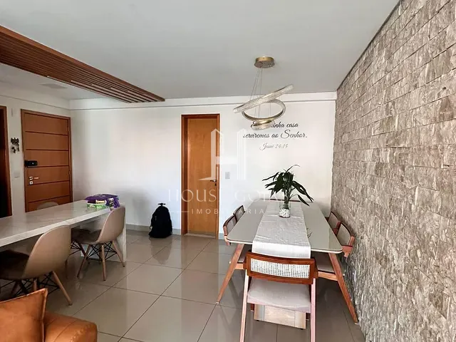 Apartamento 3 quartos e 3 banheiros, à venda, no bairro Residencial Eldorado em Goiânia