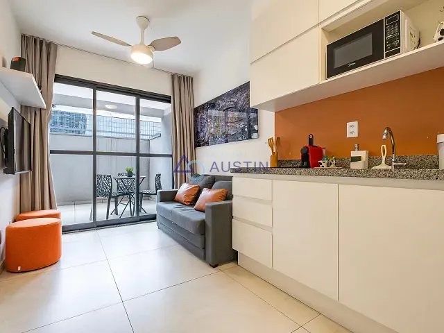 Apartamento com 42m² 1 quarto e 1 banheiro, à venda, no bairro Pinheiros em São Paulo
