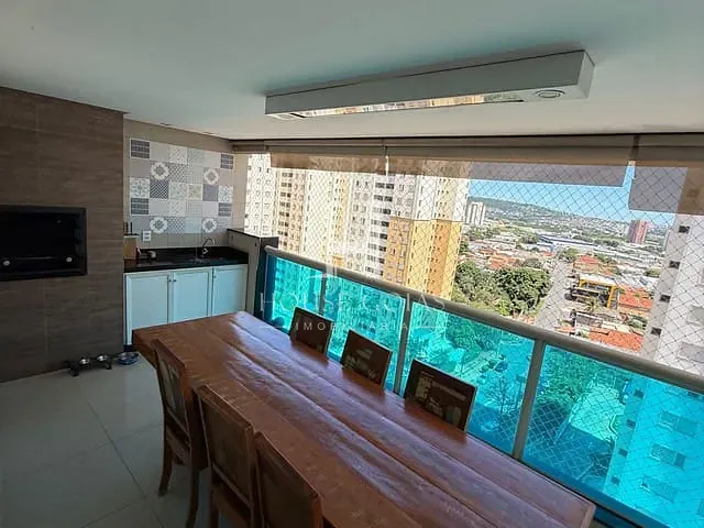 Apartamento 3 quartos e 3 banheiros, à venda, no bairro Residencial Eldorado em Goiânia