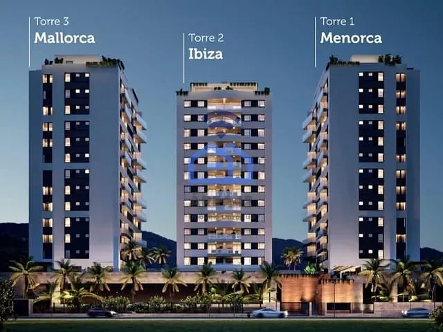 Apartamento com 94m² 2 quartos e 1 banheiro, à venda, no bairro Martim de Sá em Caraguatatuba