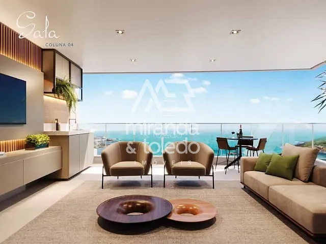 Apartamento com 85m² 2 quartos e 2 banheiros, à venda, no bairro Enseada Azul em Guarapari
