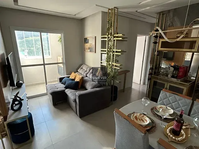 Apartamento 2 quartos e 1 banheiro, para alugar, no bairro Parque Residencial Flamboyant em São José dos Campos