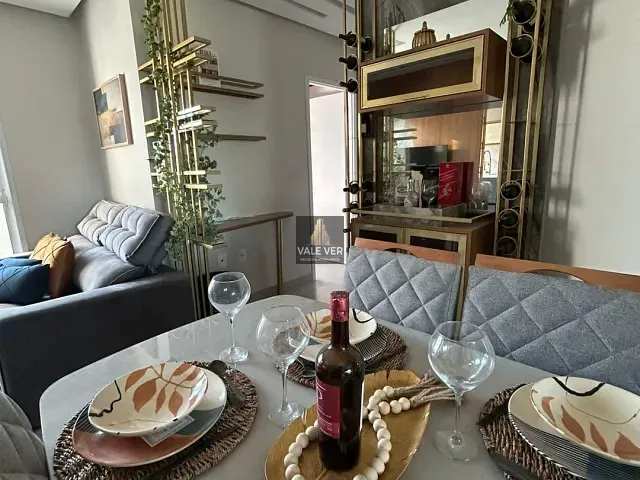 Apartamento 2 quartos e 1 banheiro, para alugar, no bairro Parque Residencial Flamboyant em São José dos Campos
