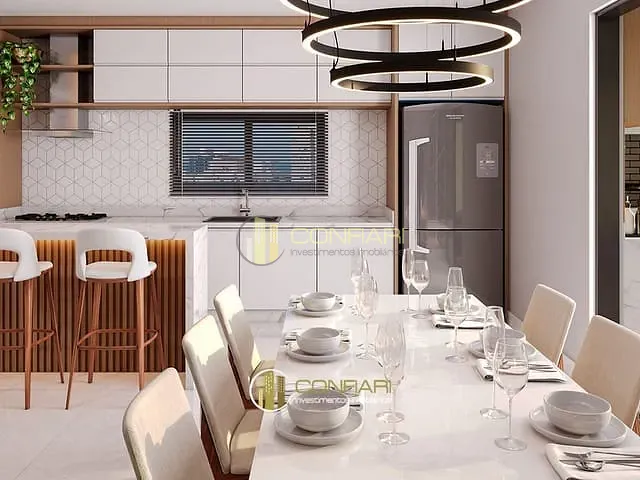 Apartamento com 180m² 3 quartos e 4 banheiros, à venda, no bairro Meia Praia em Itapema