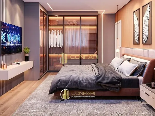 Apartamento com 180m² 3 quartos e 4 banheiros, à venda, no bairro Meia Praia em Itapema