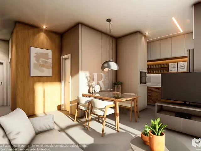 Apartamento 2 quartos e 2 banheiros, à venda, no bairro Areias em Tijucas