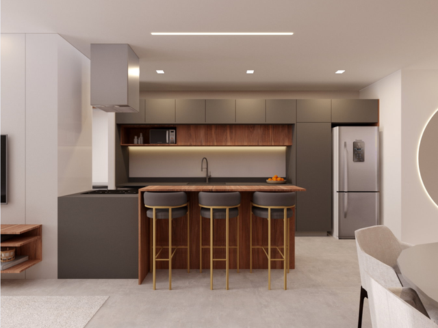 Apartamento com 88m² 2 quartos e 2 banheiros, à venda, no bairro Bacacheri em Curitiba