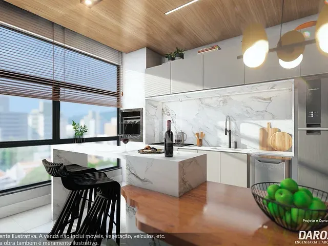 Apartamento 2 quartos e 3 banheiros, à venda, no bairro Centro em Tijucas
