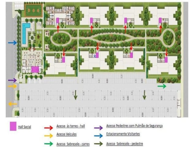 Apartamento com 108m² 3 quartos e 2 banheiros, à venda, no bairro Parque Irmaos Pedroso em Paulínia