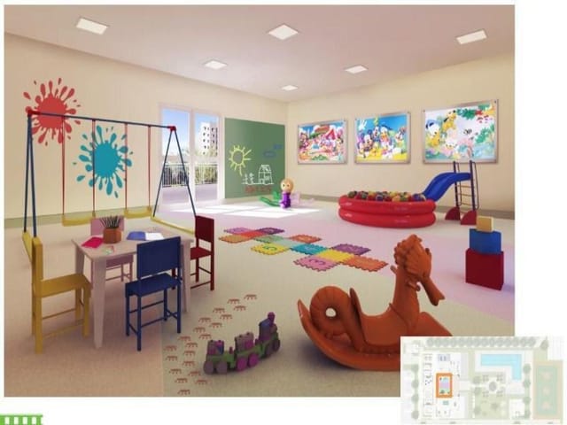 Apartamento com 108m² 3 quartos e 2 banheiros, à venda, no bairro Parque Irmaos Pedroso em Paulínia