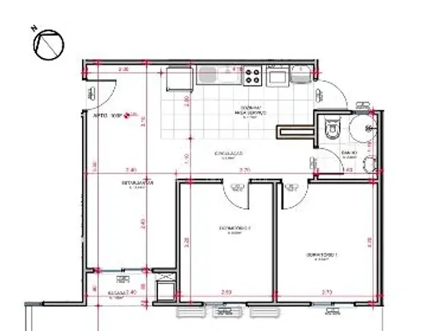 Apartamento 2 quartos e 2 banheiros, à venda, no bairro Areal em Pelotas