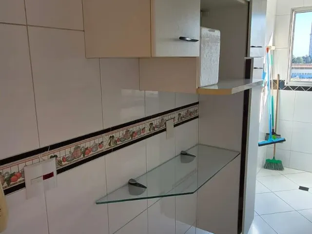 Apartamento com 57m² 2 quartos e 1 banheiro, para alugar, no bairro Vila Mogilar em Mogi das Cruzes