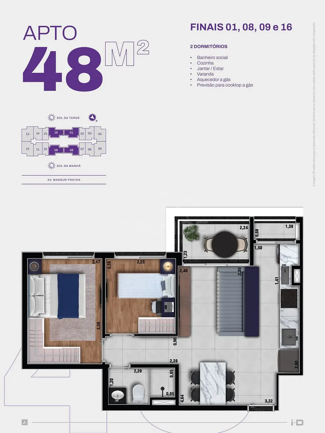 Apartamento, 2 quartos, 48 m² - Foto 25