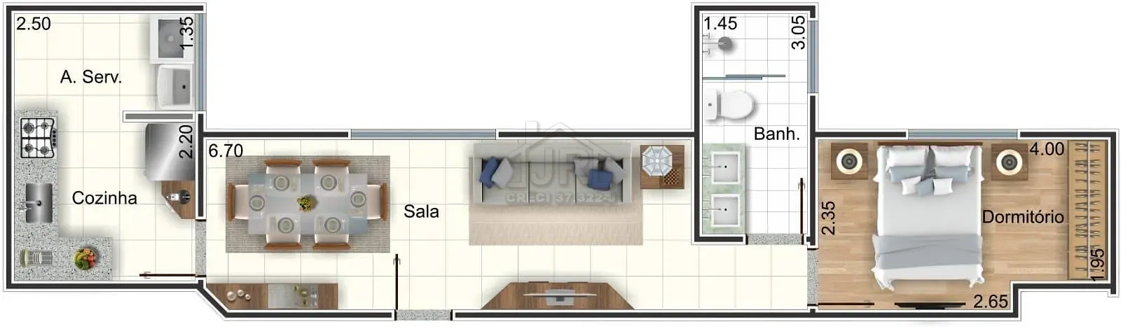 Apartamento, 2 quartos, 50 m² - Foto 17