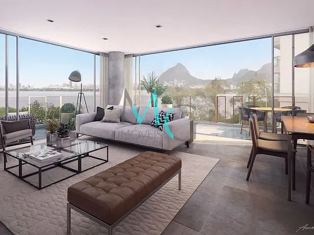 Apartamento 4 quartos e 4 banheiros, à venda, no bairro Lagoa em Rio de Janeiro