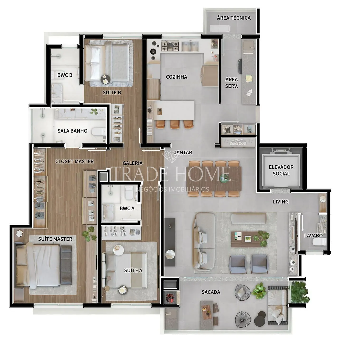 Apartamento, 3 quartos, 158 m² - Foto 27