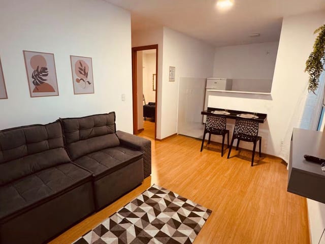 Apartamento 2 quartos e 1 banheiro, para alugar, no bairro Chácara Manella em Cambé