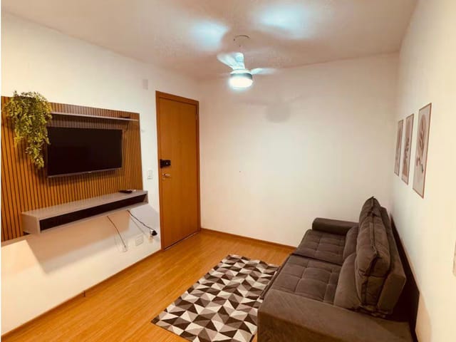 Apartamento 2 quartos e 1 banheiro, para alugar, no bairro Chácara Manella em Cambé