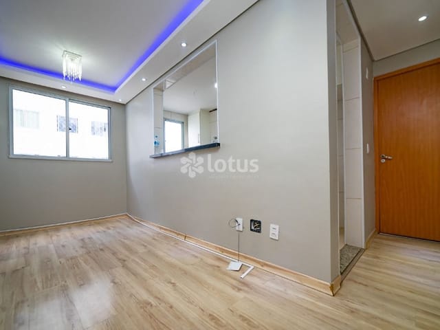Apartamento com 49m² 2 quartos e 1 banheiro, para alugar, no bairro Portais (Polvilho) em Cajamar