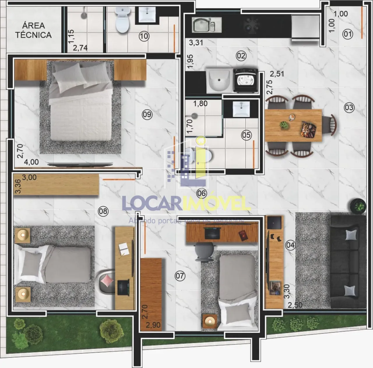 Apartamento, 3 quartos, 84 m² - Foto 2