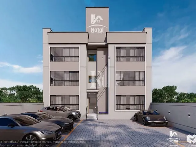 Apartamento 2 quartos e 1 banheiro, à venda, no bairro Universitário em Tijucas