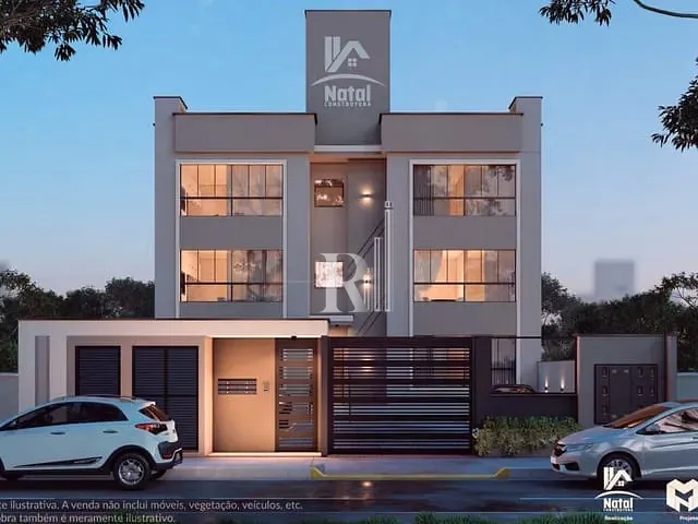 Apartamento 2 quartos e 1 banheiro, à venda, no bairro Universitário em Tijucas