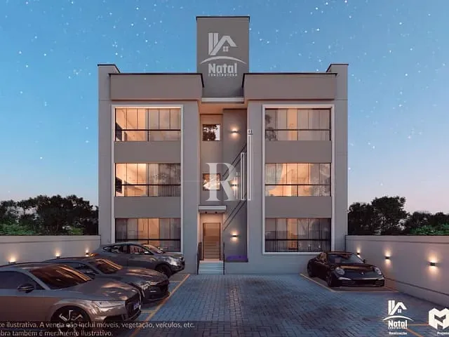 Apartamento 2 quartos e 1 banheiro, à venda, no bairro Universitário em Tijucas