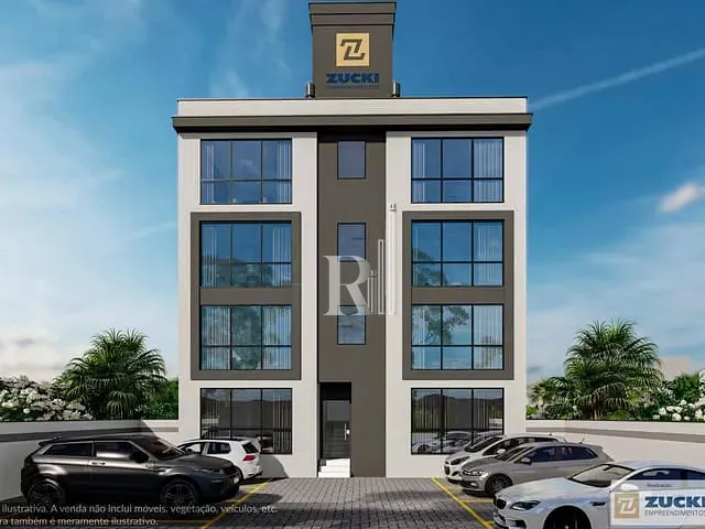 Apartamento 2 quartos e 1 banheiro, à venda, no bairro Universitário em Tijucas