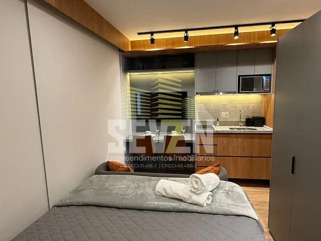 Apartamento com 21m² 1 quarto e 1 banheiro, à venda, no bairro Santo Amaro em São Paulo