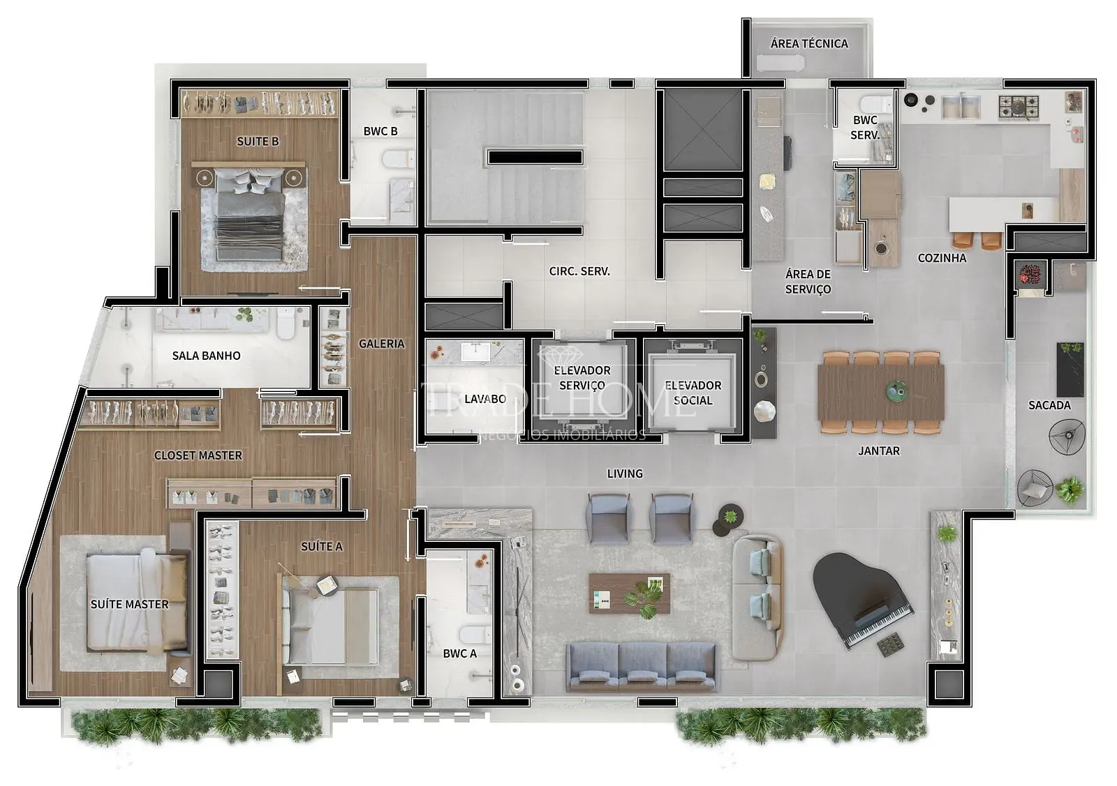 Apartamento, 3 quartos, 155 m² - Foto 22