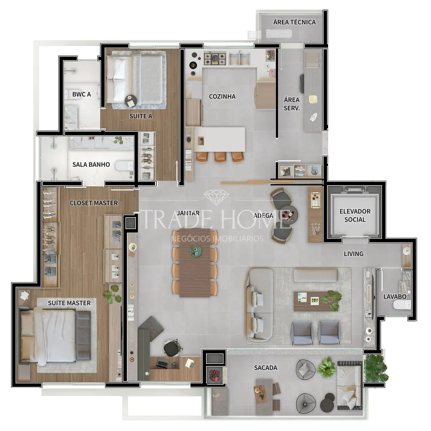 Apartamento, 3 quartos, 155 m² - Foto 29