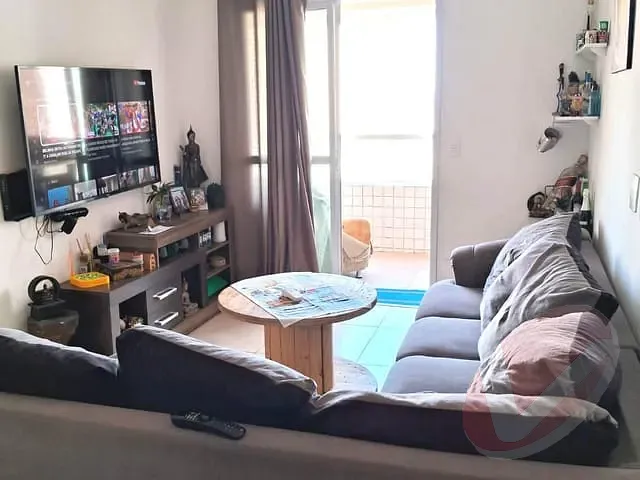 Apartamento 1 quarto e 2 banheiros, à venda, no bairro Caiçara em Praia Grande
