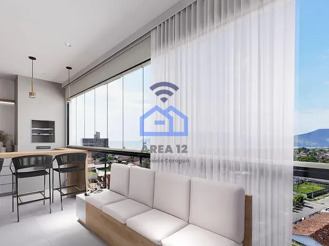 Apartamento com 66m² 2 quartos e 3 banheiros, à venda, no bairro Porto Novo em Caraguatatuba