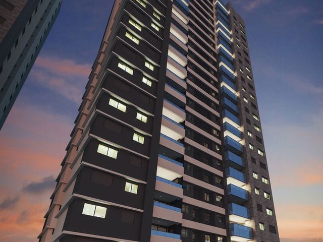 Apartamento com 118m² 2 quartos e 3 banheiros, à venda, no bairro Jardim Bela Vista em Campo Grande
