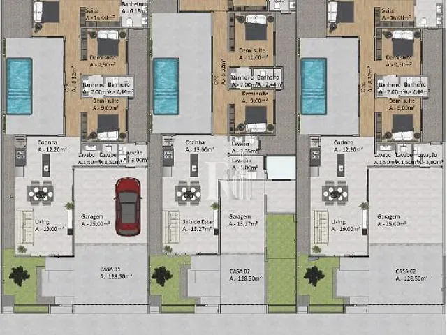 Casa com 240m² 3 quartos e 1 banheiro, à venda, no bairro Areias em Tijucas