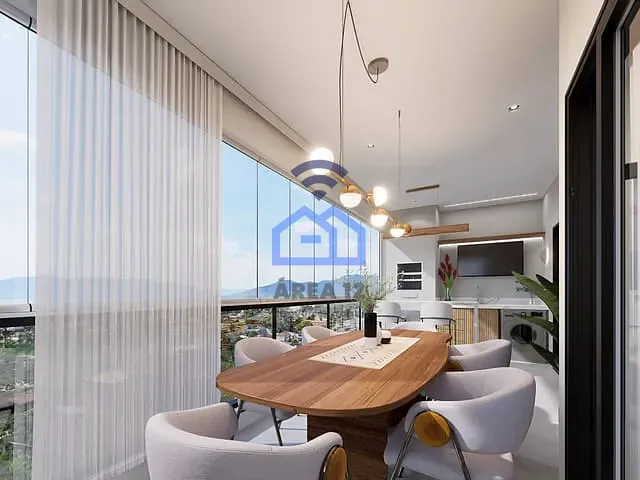 Apartamento com 94m² 3 quartos e 3 banheiros, à venda, no bairro Porto Novo em Caraguatatuba