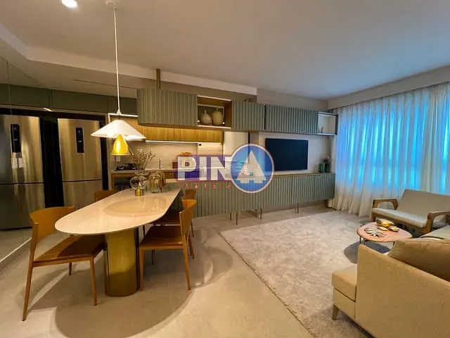 Apartamento com 75m² 2 quartos e 3 banheiros, à venda, no bairro Setor Marista em Goiânia