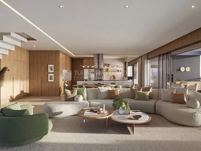 Apartamento com 189m² 3 quartos e 4 banheiros, à venda, no bairro Cabral em Curitiba